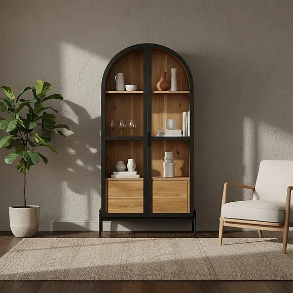 LH Home Remix Display Cabinet in Black RMT015-ABL
