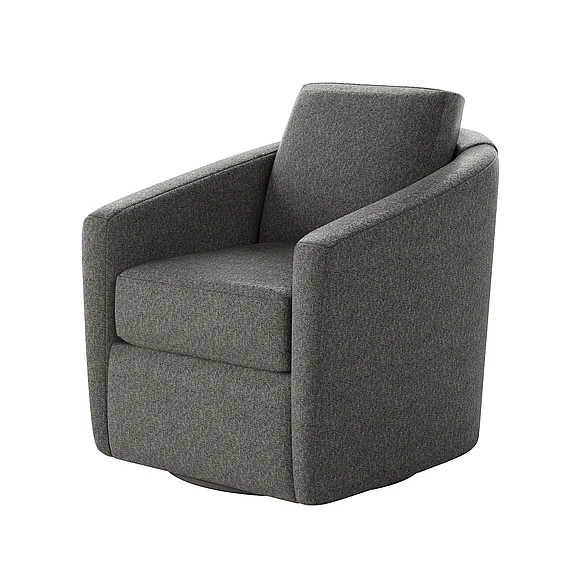 Southern Motion Daisey Swivel Glider in Platinum 105 123-09