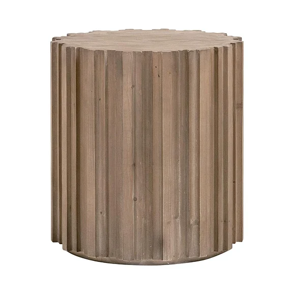 Essentials For Living Roma End Table - Smoke Gray Pine 8105.SGRY-PNE