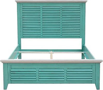Cottage Creek Rosalyn King Bed in Ocean Green 4502-9100