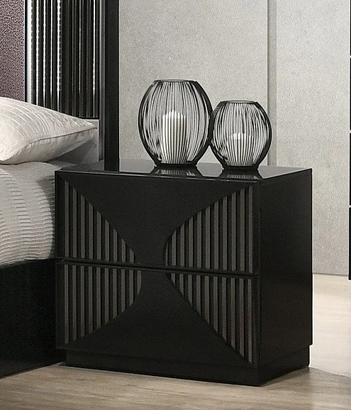 J&M Furniture Rosette Nightstand 17521-NS CLOSEOUT