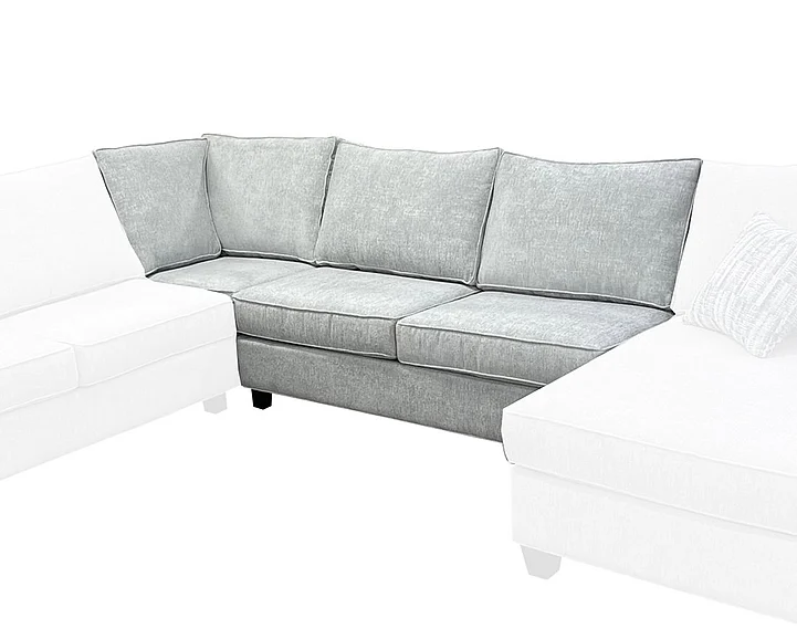 Luke Home Rowan Armless Sofa Rowan-5700-30A (Custom 4-6 Weeks)