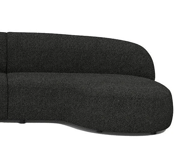 Mobital Moritz Chaise RSF Licorice Boucle Fabric SEC-MORI-LICO-CHAFR