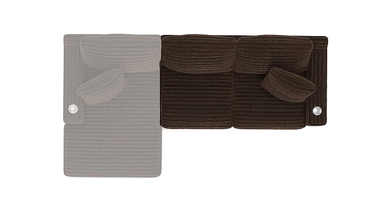 Jackson Comfrey RSF Sofa in Chocolate 3045-73/1998-09
