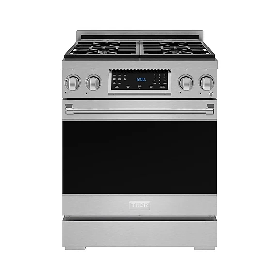 Thor Kitchen 30 Inch Professional Lp Range With Tilt Panel Touch Control In Stainless Steel Gordon Ramsay Series in Stainless Steel RSG30LP