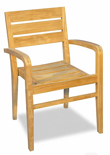 Regal Teak Ventura Stacking Chair with Arms (Set of 2) RST-CH-L-Vent A
