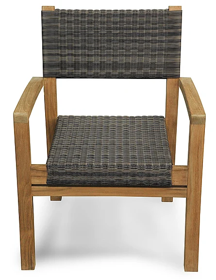 Regal Teak Teak and Wicker Stacking Chair (Set of 4) RST-WC-A