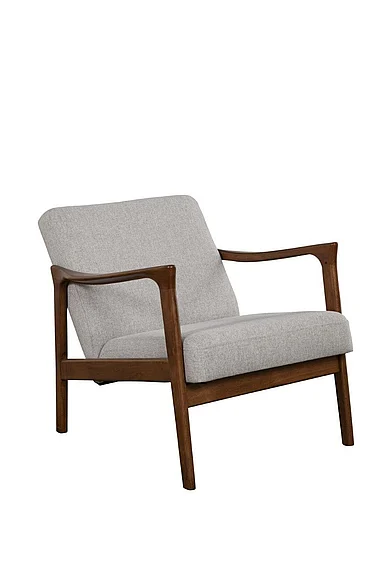 Alpine Furniture Zephyr Lounge Chair in Light Grey RT641A