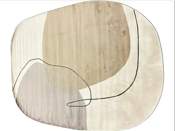 Whiteline Modern Emilia Area Rug in Other RU2071