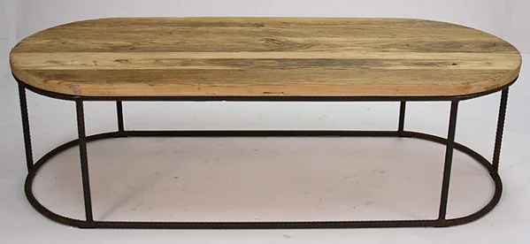 Zentique Rustique Round Coffee Table in Oak RURCT-2