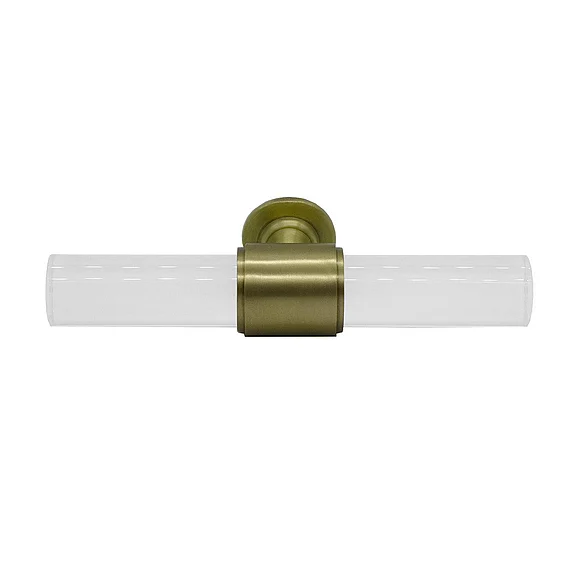 Worlds Away Rutherford Acrylic Pole Handle RUTHERFORD HABR