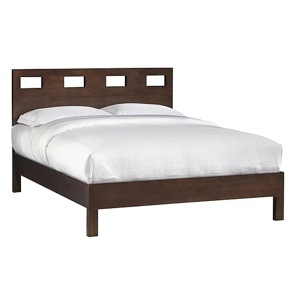 Modus Riva Twin Platform Bed in Chocolate Brown