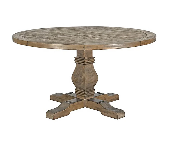 Classic Home Caleb 55" Round Dining Table in Desert Gray 51030183 PROMO