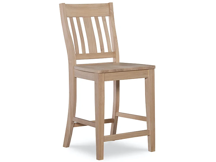 John Thomas Unfinished 24'' Benson Stool S-662