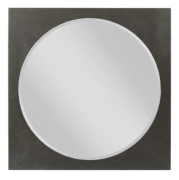 Kincaid Modern Forge Square Metal Mirror in Brown 944-040 PROMO KC CLOSEOUT