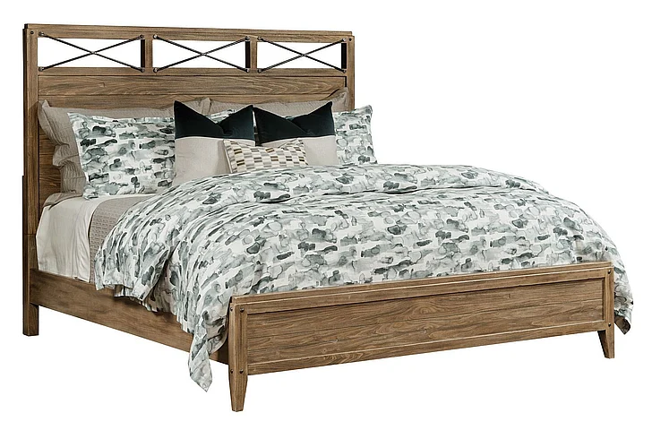 Kincaid Modern Forge Jackson King Panel Bed in Brown 944-306P CLOSEOUT