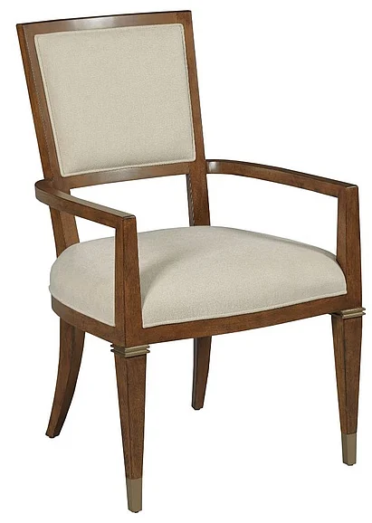 American Drew Vantage Bartlett Arm Chair in Medium Stain 929-637 (Set of 2)