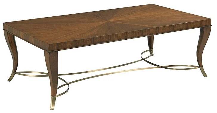 American Drew Vantage Coffee Table in Medium Stain 929-910
