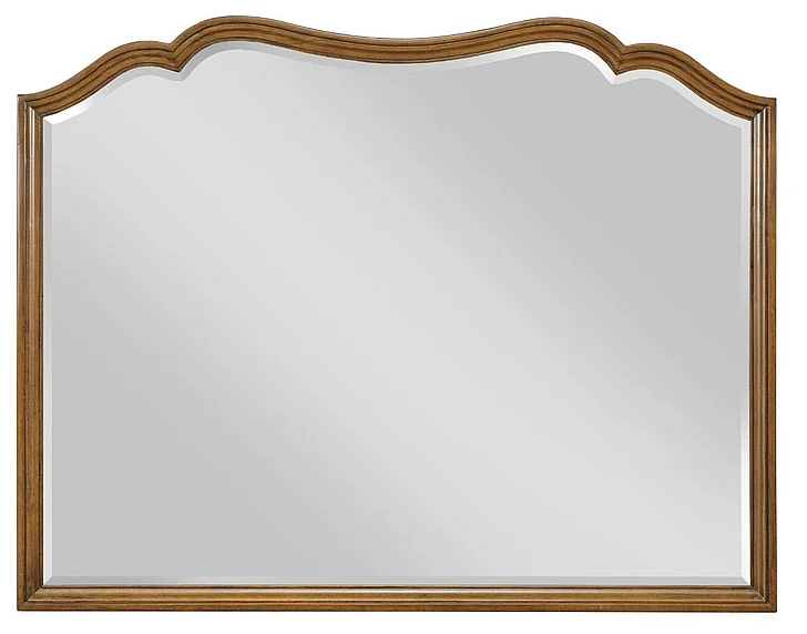 American Drew Vantage Landscape Mirror in Warm Brown 929-040