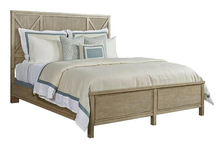 American Drew West Fork Canton Cal King Bed in Aged Taupe 924-307R