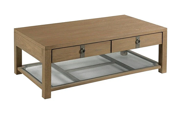 Hammary Hamilton Maya Rectangular Coffee Table in Natural 070-910 CLOSEOUT