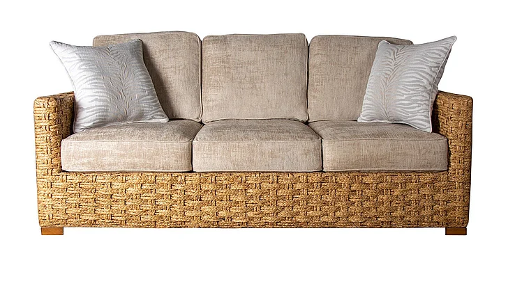 Capris Furniture 310 Sofa in Braided Hyacinth S310 CUSTOM ITEM