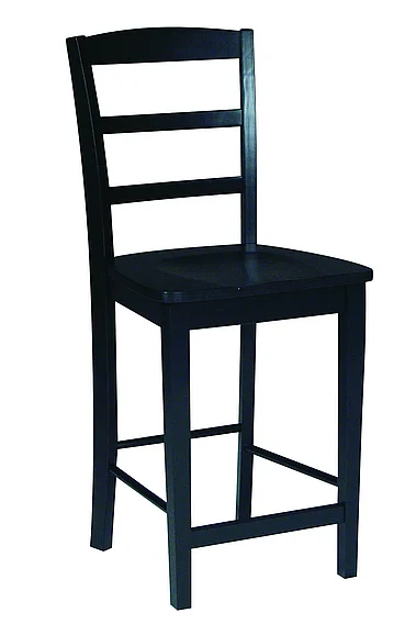 John Thomas Dining Essentials Madrid Stool in Black S46-402B