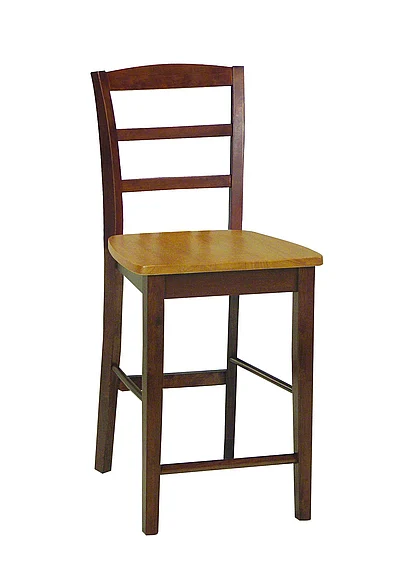 John Thomas Dining Essentials Madrid Stool in Cinnamon & Espresso S58-402B