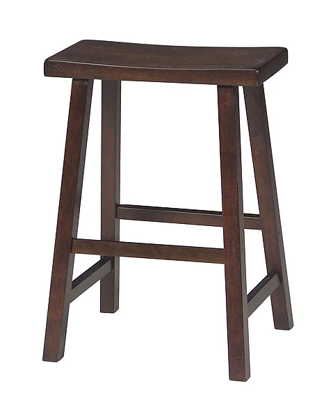 John Thomas Furniture Home Accents Saddleseat 24" in Espresso S581-682