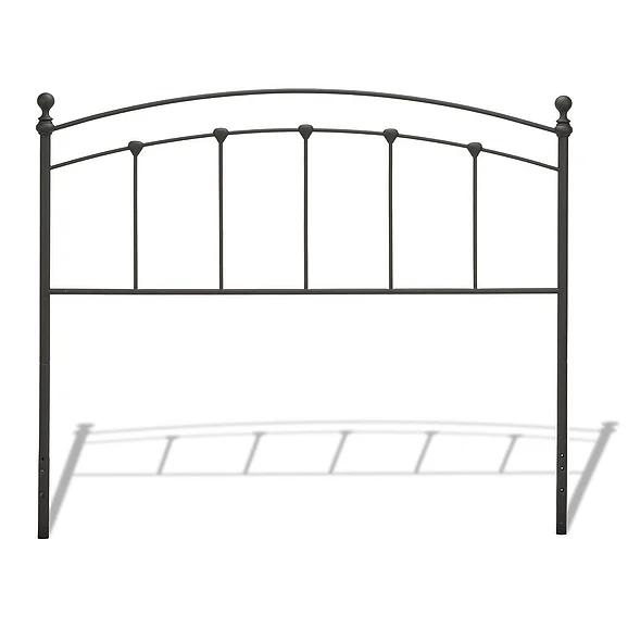 Fashion Bed Group Sanford Full Headboard Only in Matte Black B42444