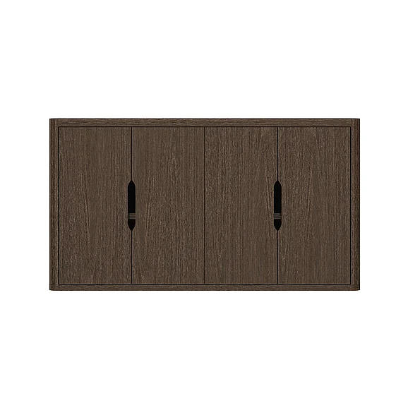 Manhattan Comfort Rivington 60" Sideboard in Walnut SB009-BR