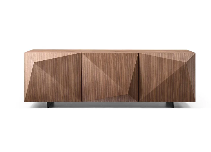 Whiteline Modern Geneva Buffet in Brown SB1640-WLT