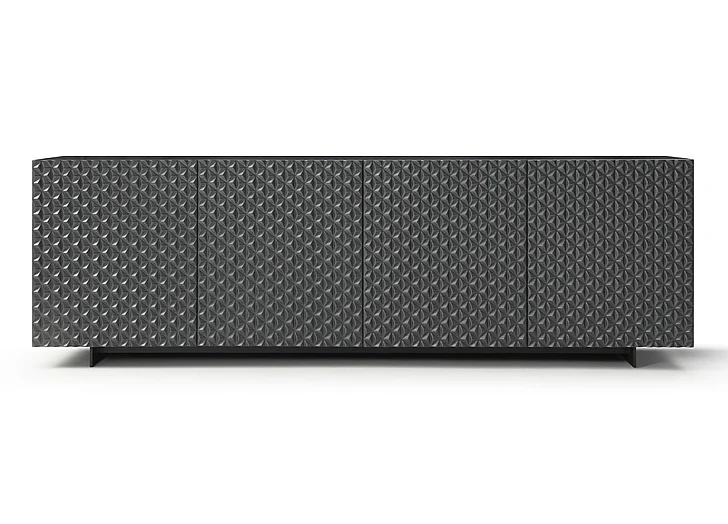 Whiteline Modern Harper Buffet in Dark Grey SB1643L-DGRY