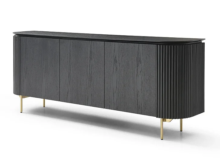 Whiteline Modern Heidi Buffet in Black SB1842-BLK