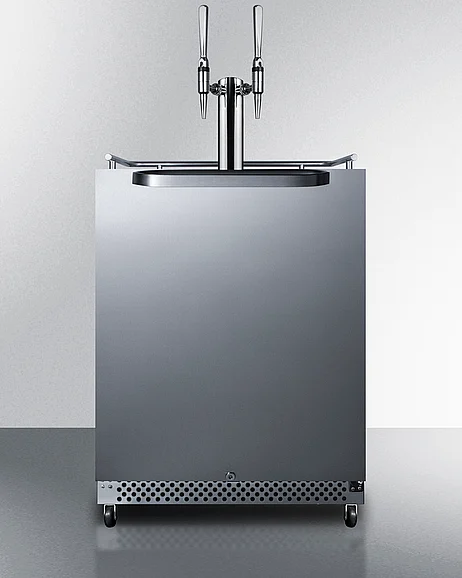 Summit 24" Wide Built-In Outdoor Nitro Coffee Kegerator SBC696OSNCFTWIN
