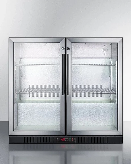 Summit 36" Wide Beverage Center in Stainless Steel SCR7012DBCSS