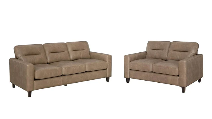 Coaster Scotland 2pc Living Room Set in Brown