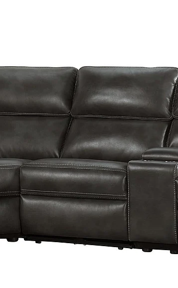 Intercon Furniture Silhouette Armless Chair in Bolero Slate SE-SC-ALCH-SLT-C