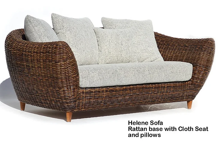 Indo Puri Helene Rattan Sofa
