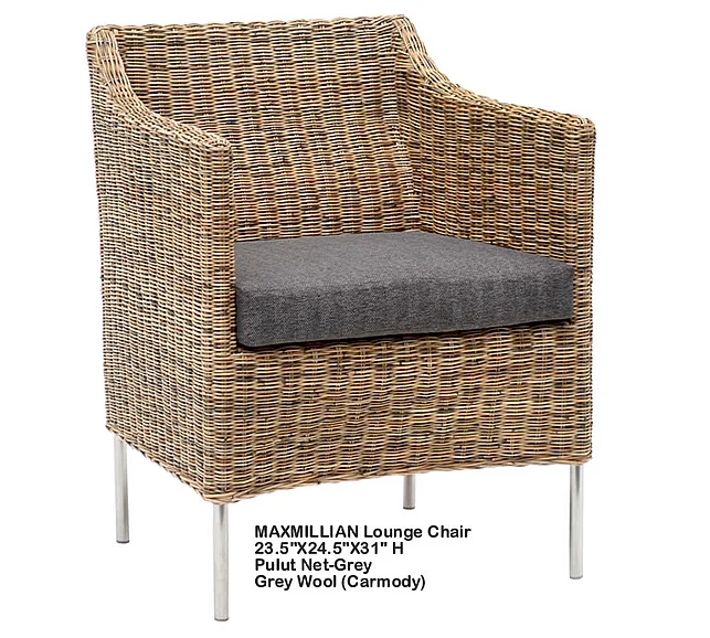 Indo Puri Maxmillian Short Lounge Chair