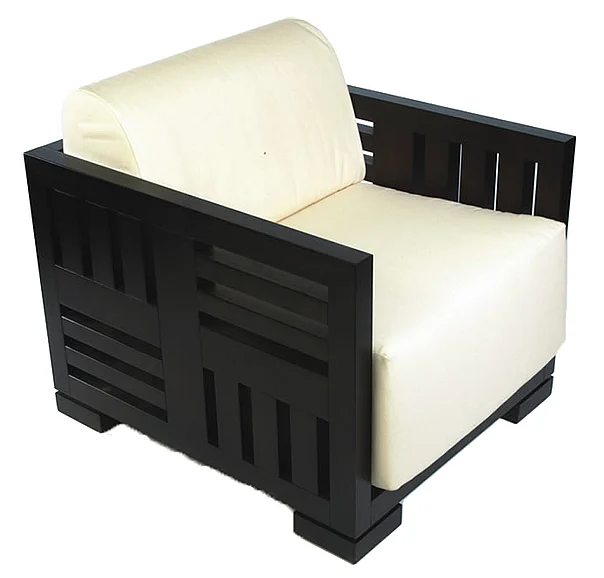 Indo Puri Quatro Club Chair in Espresso
