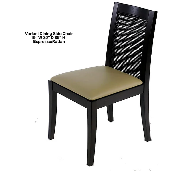 Indo Puri Variani Side Chair in Espresso (Set of 2)