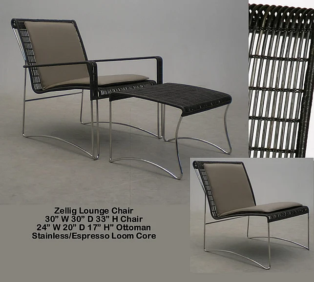 Indo Puri Zellig Lounge Arm Chair in Espresso