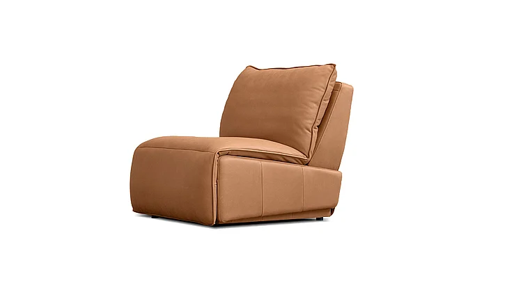 Mobital Altero Armless Sectional Cognac SEC-ALTE-COGN-ARMLE