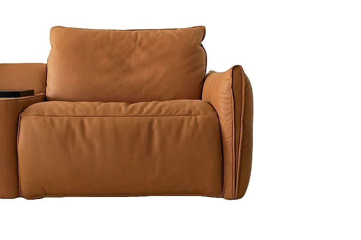 Mobital Altero RAF Recliner Seater Sectional Cognac SEC-ALTE-COGN-RAF
