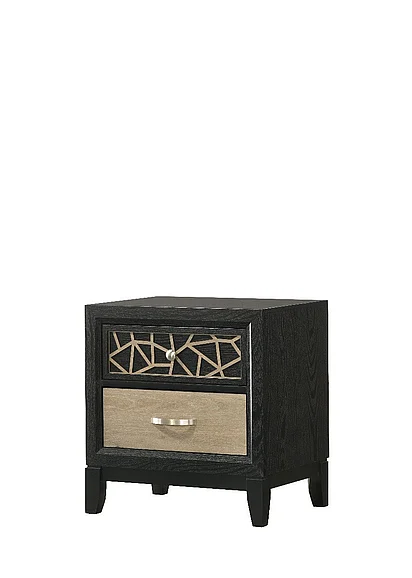 Galaxy Home Selena Nightstand Black 601955549486