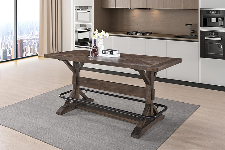 Urban Styles Sequoia Bar Table Rustic Brown in 2500;3501