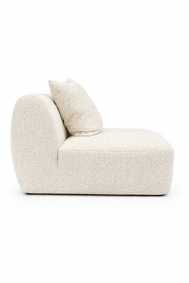 Sharelle Furnishings USA Sevilla Armless Chair in Cream SEVILLA-ARMLESS