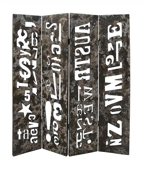 Screen Gems Distressed Wooden Screen SG-220