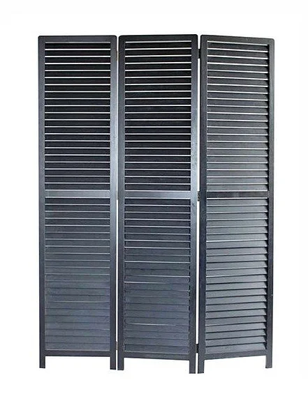Screen Gems Louvertie Screen SG-258 Black
